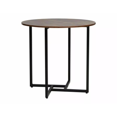 Стол обеденный SIGNAL ALTO II рустикальный коричневый/черный 80